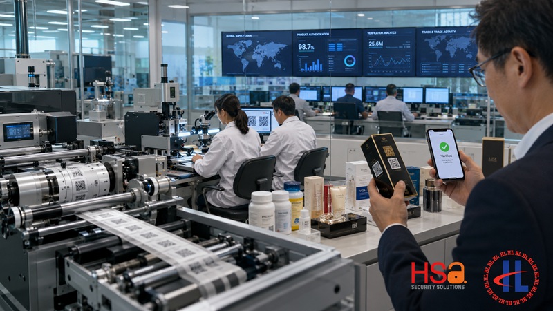 HSA Security Solutions and Holographic Label Sdn Bhd brand protection and supply chain security capabilities